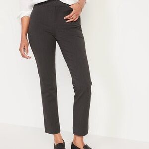 Old Navy Gray Pixie Chinos Smooth Cotton Blend